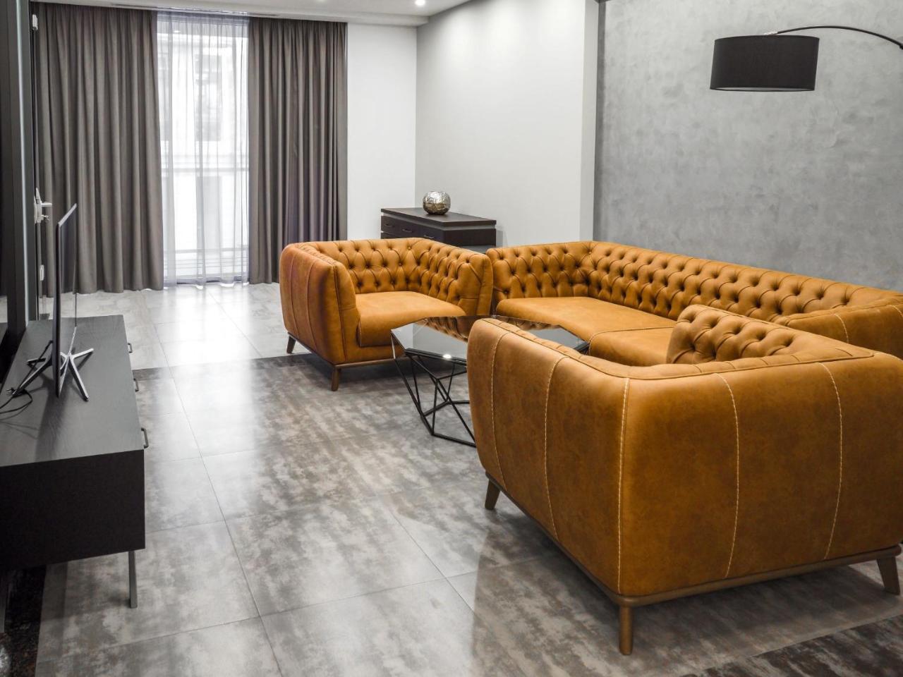 Aghababyan'S Hotel Yerevan Exterior photo A 3D rendering of a living room